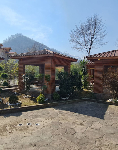 پروژه محوطه سازی برای رستوران در جاده ماسوله
